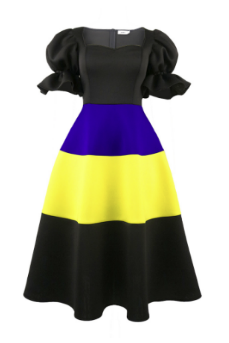 CARLA SCUBA SKATER DRESS