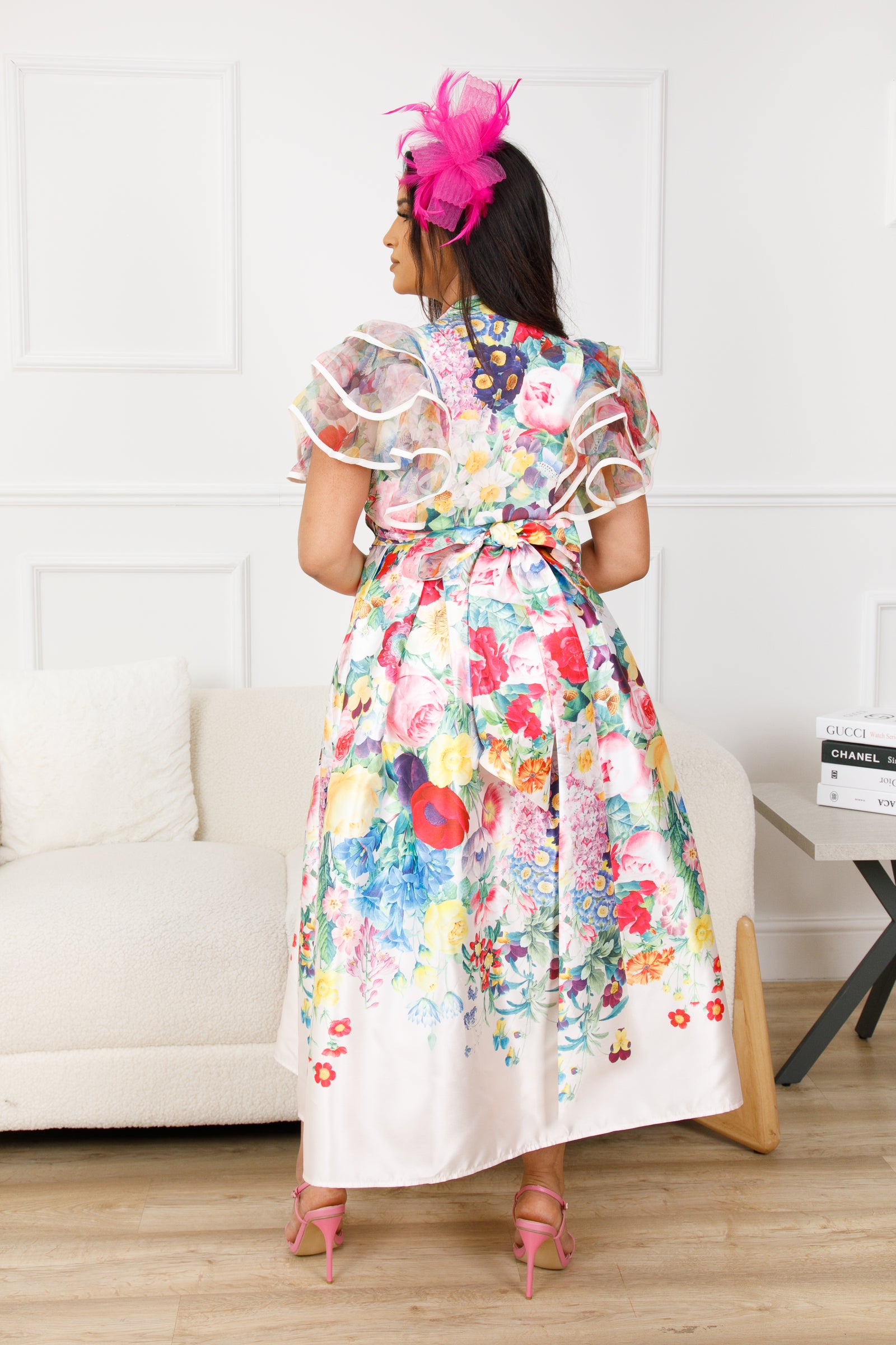Elara Bloom Wrap Dress