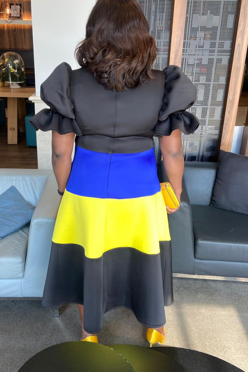 CARLA SCUBA SKATER DRESS