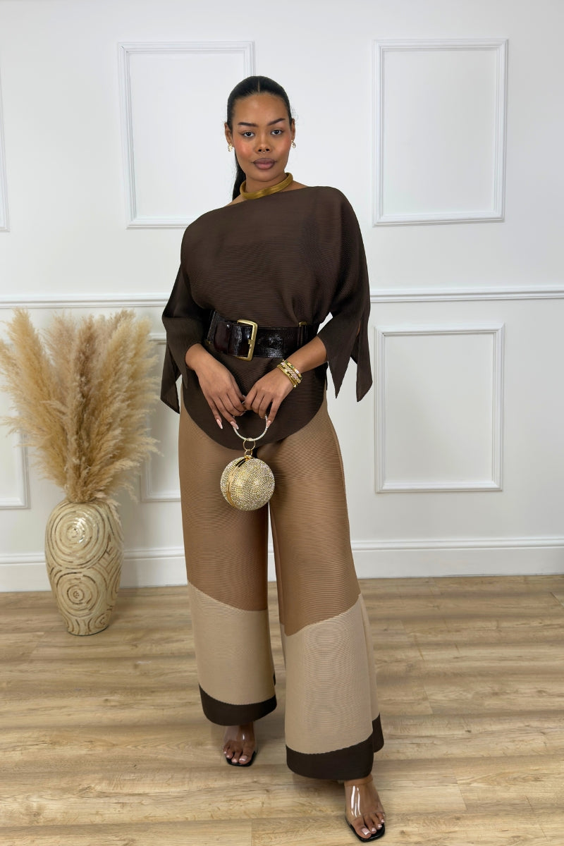 SERENITY TROUSERS SET WITH BELT