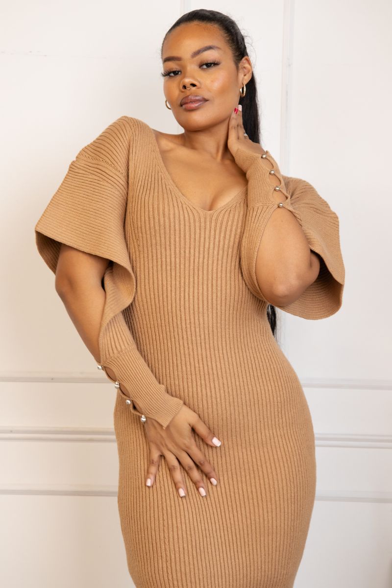 Carmen Knit Midi Dress