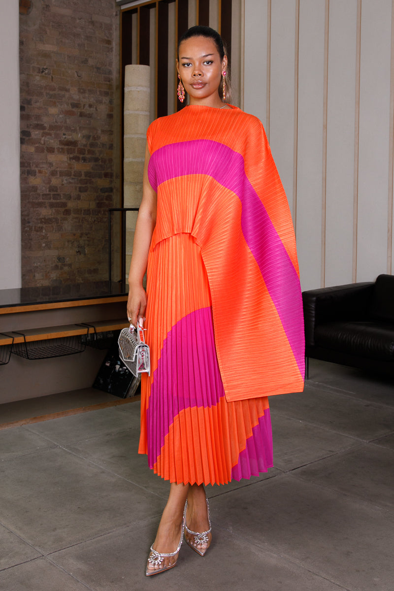 Sade Pleated Skirt Set