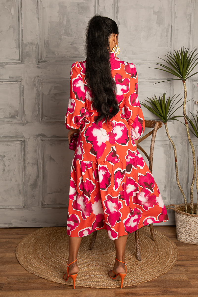 Doris Print Shirt Dress