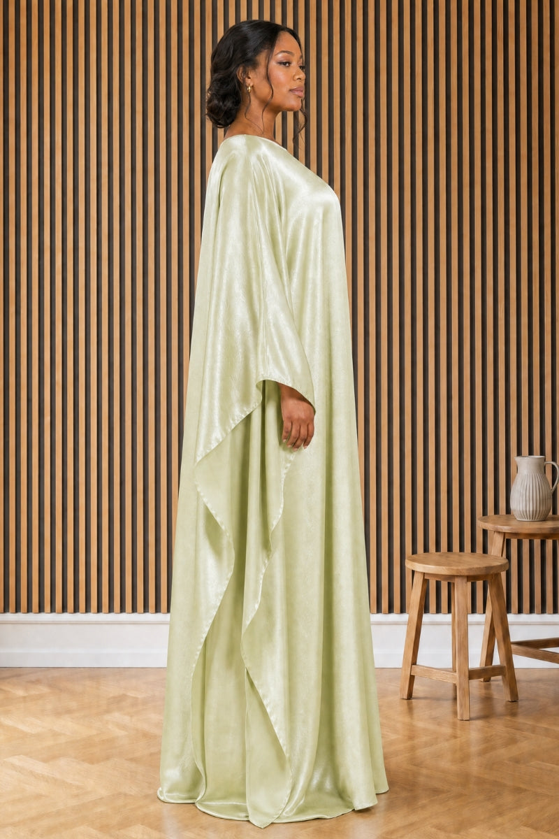 Florenza Beaded Kaftan - Pistachio