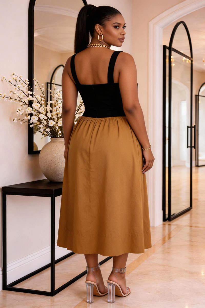 Noir Elan Corset Dress