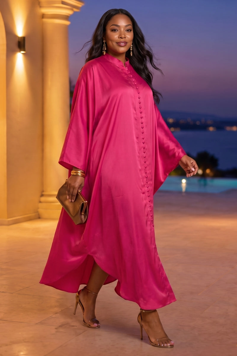 Aveline Kaftan – Hot Pink