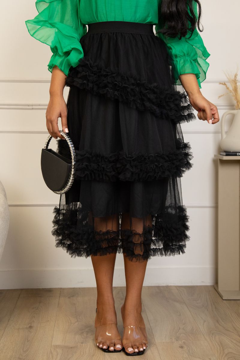 Erica Sheer Tulle Skirt