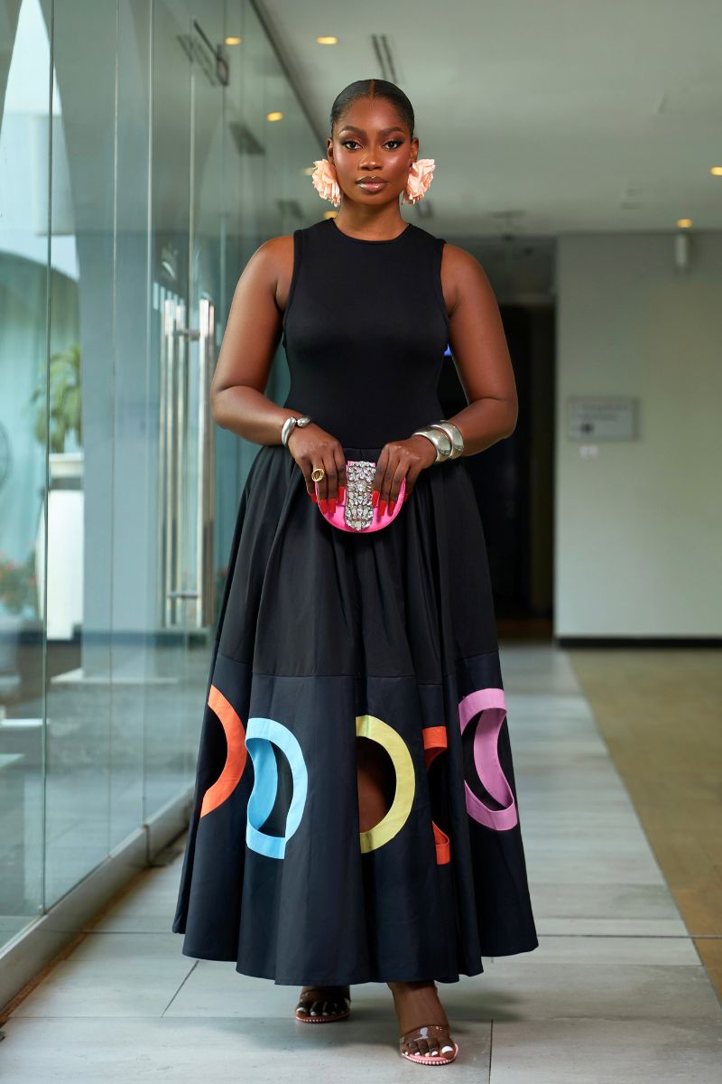 ROBYN FLOWY STATEMENT MAXI DRESS