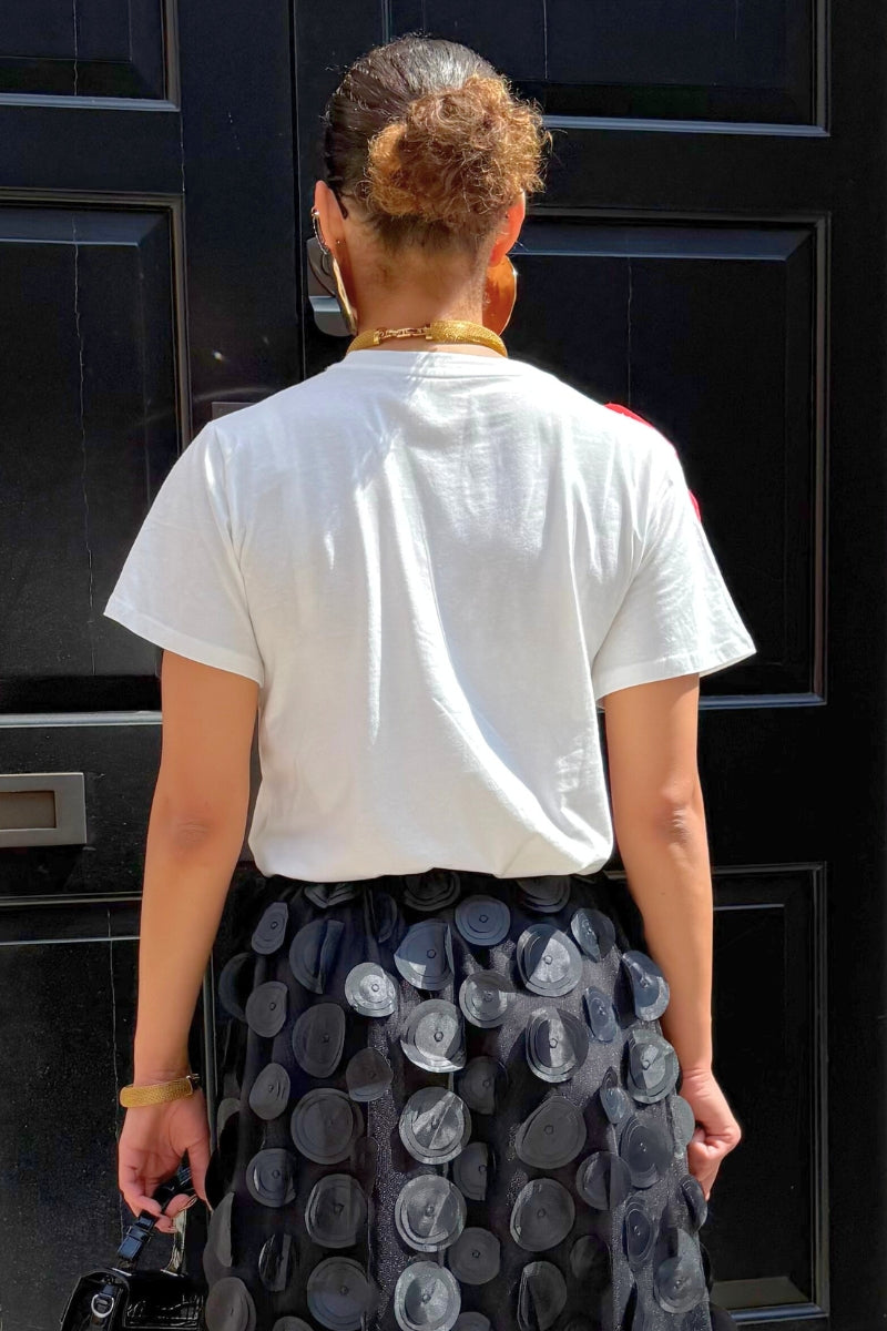 LUXE FLEUR STATEMENT TEE