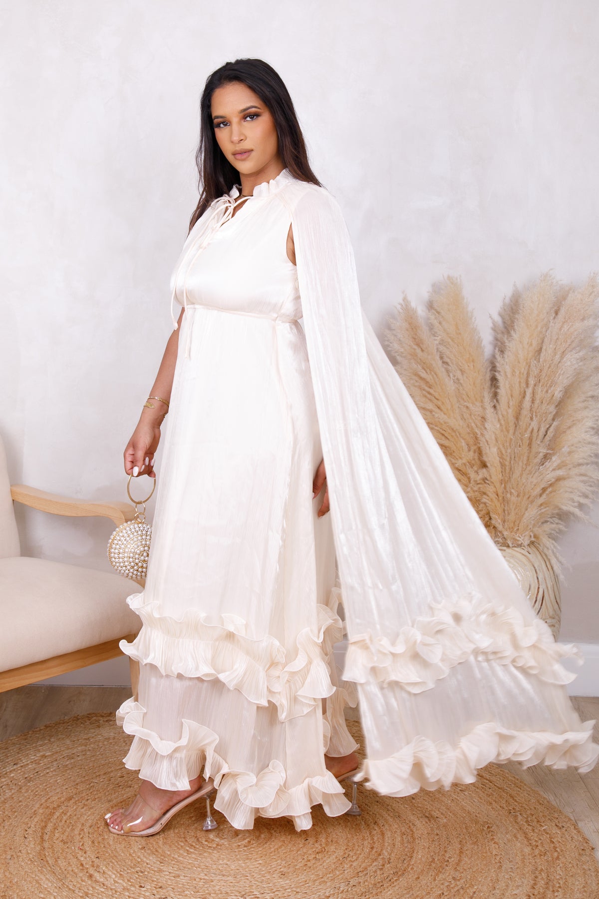 THE ISOLDE RUFFLE GOWN