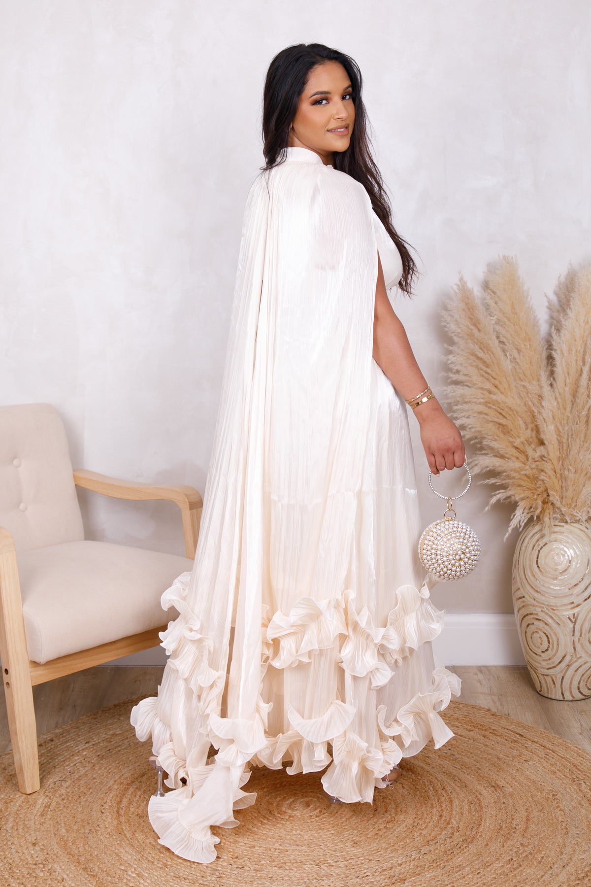 THE ISOLDE RUFFLE GOWN