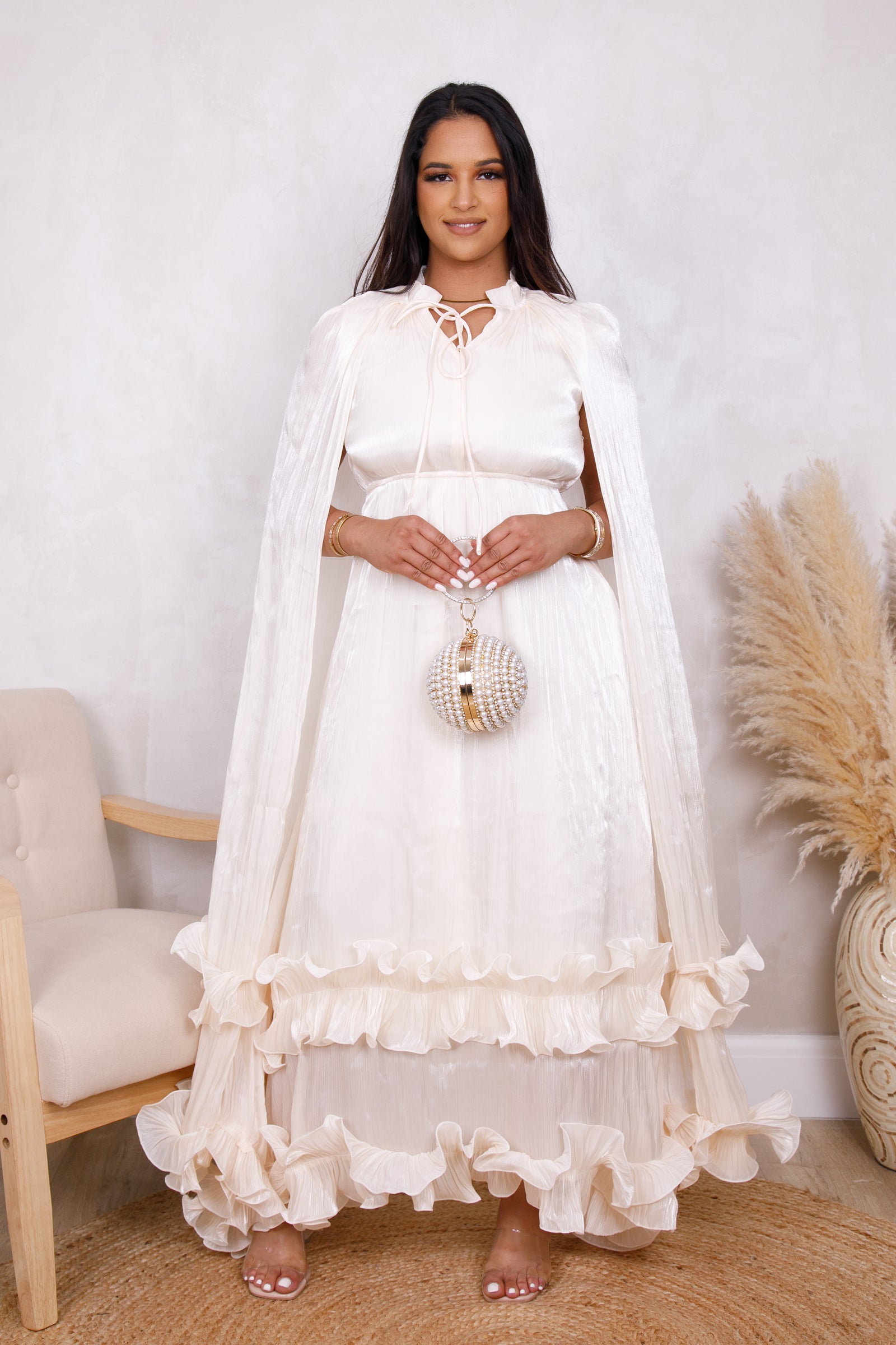 THE ISOLDE RUFFLE GOWN