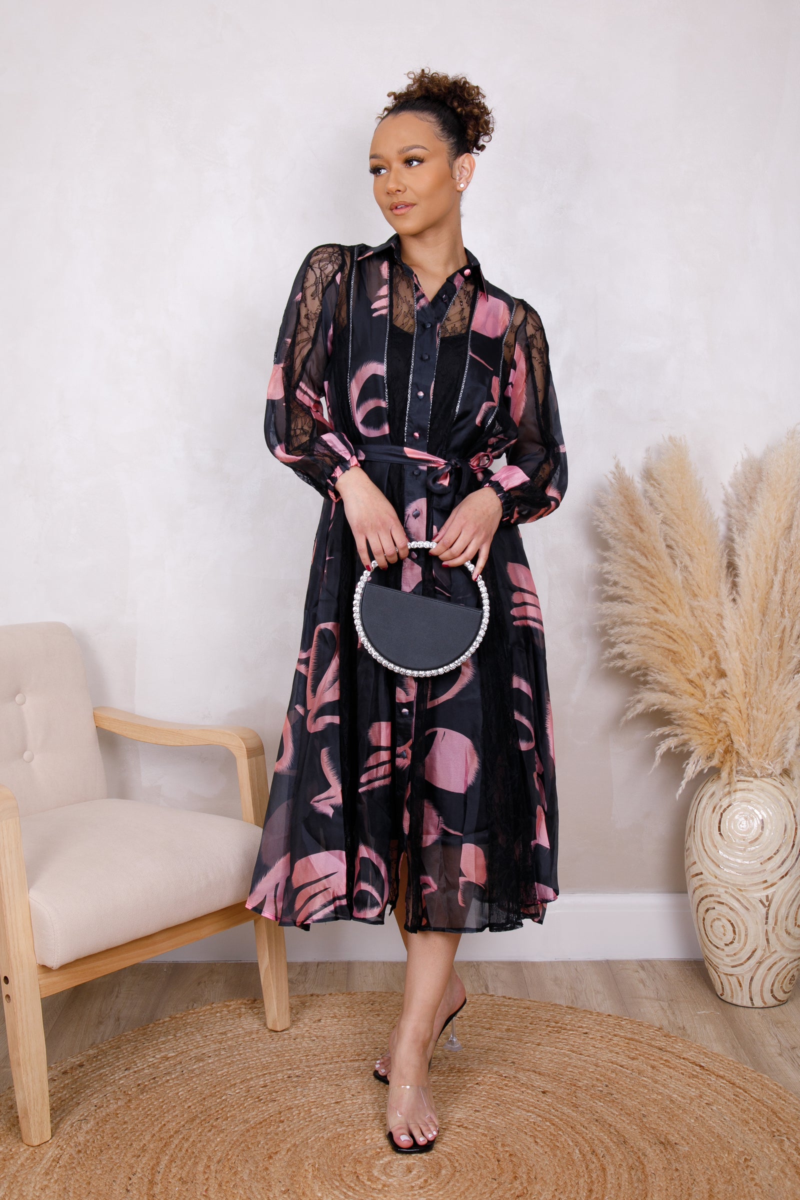 THE JULIETTE SHEER LACE DRESS