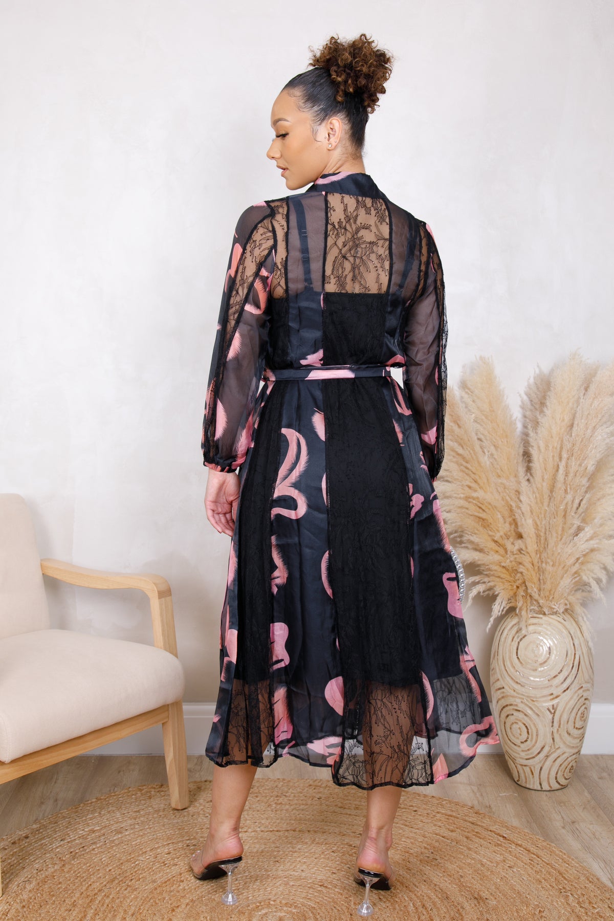 THE JULIETTE SHEER LACE DRESS