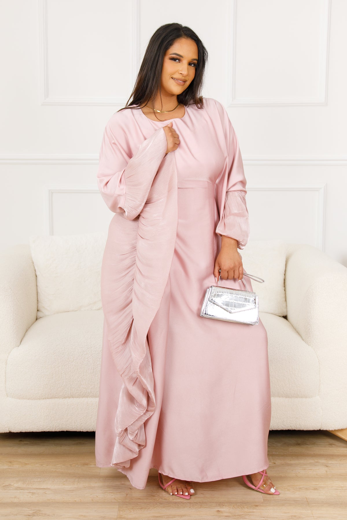 YASMIN FLOWING KAFTAN DRESS