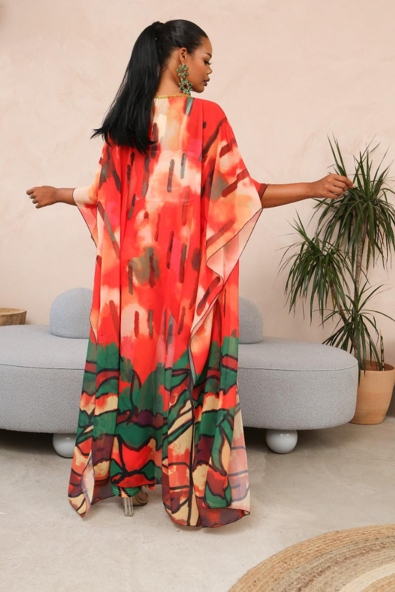 SUNSET BEACH KAFTAN 2 PIECE SET