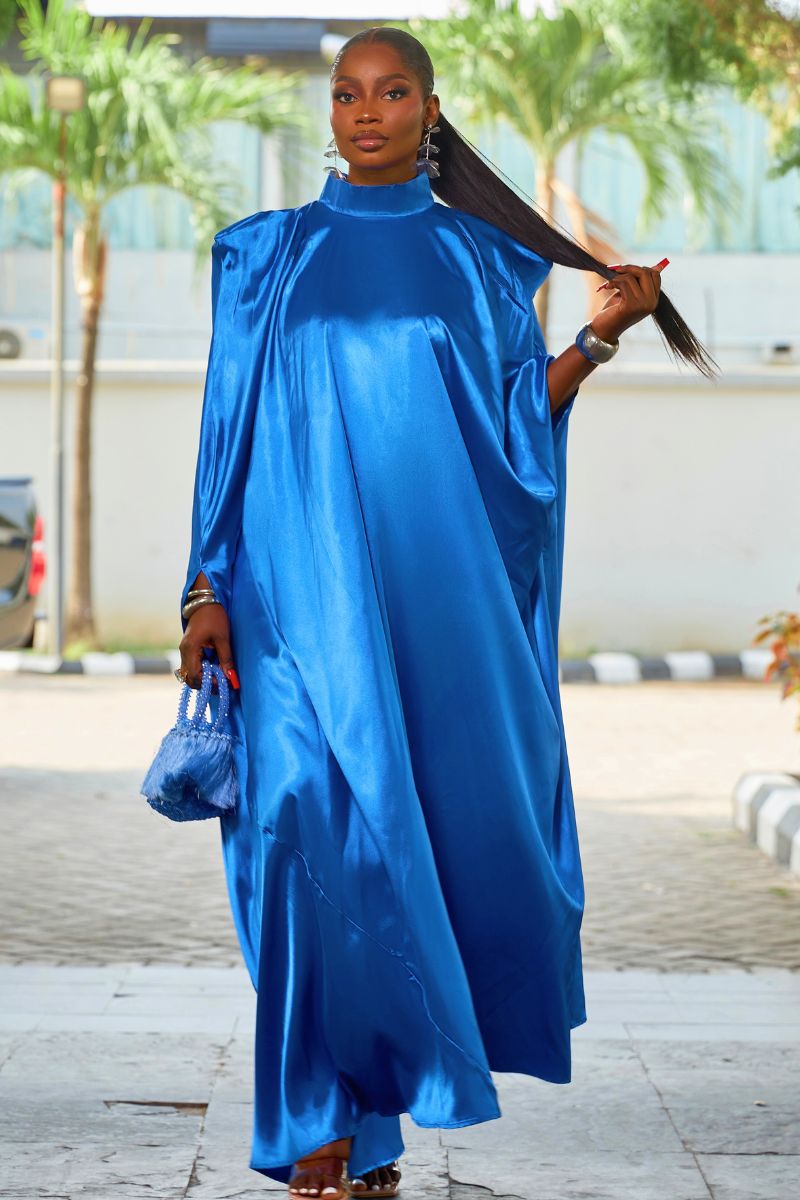 ROYAL RADIANCE SATIN DRESS