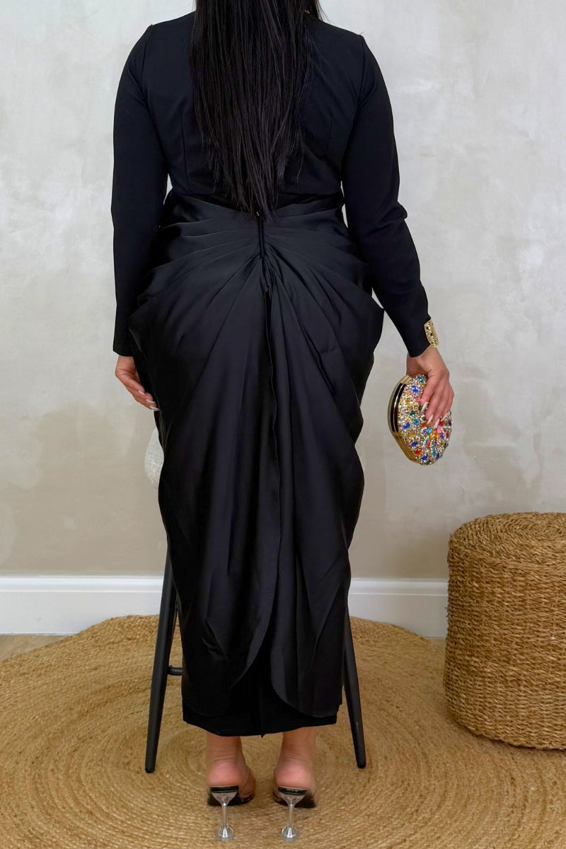 VALENTINA DRAPE DRESS