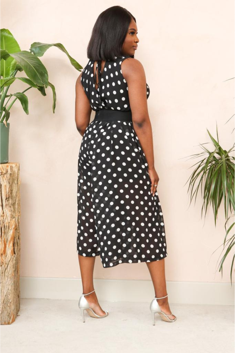 POLKA DOT CULOTTE JUMPSUIT