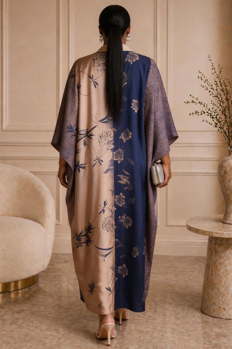 Queen Sheeba Draped Kaftan Dress