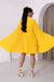 JOJO PLEATED DRESS - YELLOW