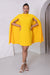 JOJO PLEATED DRESS - YELLOW