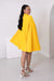 JOJO PLEATED DRESS - YELLOW