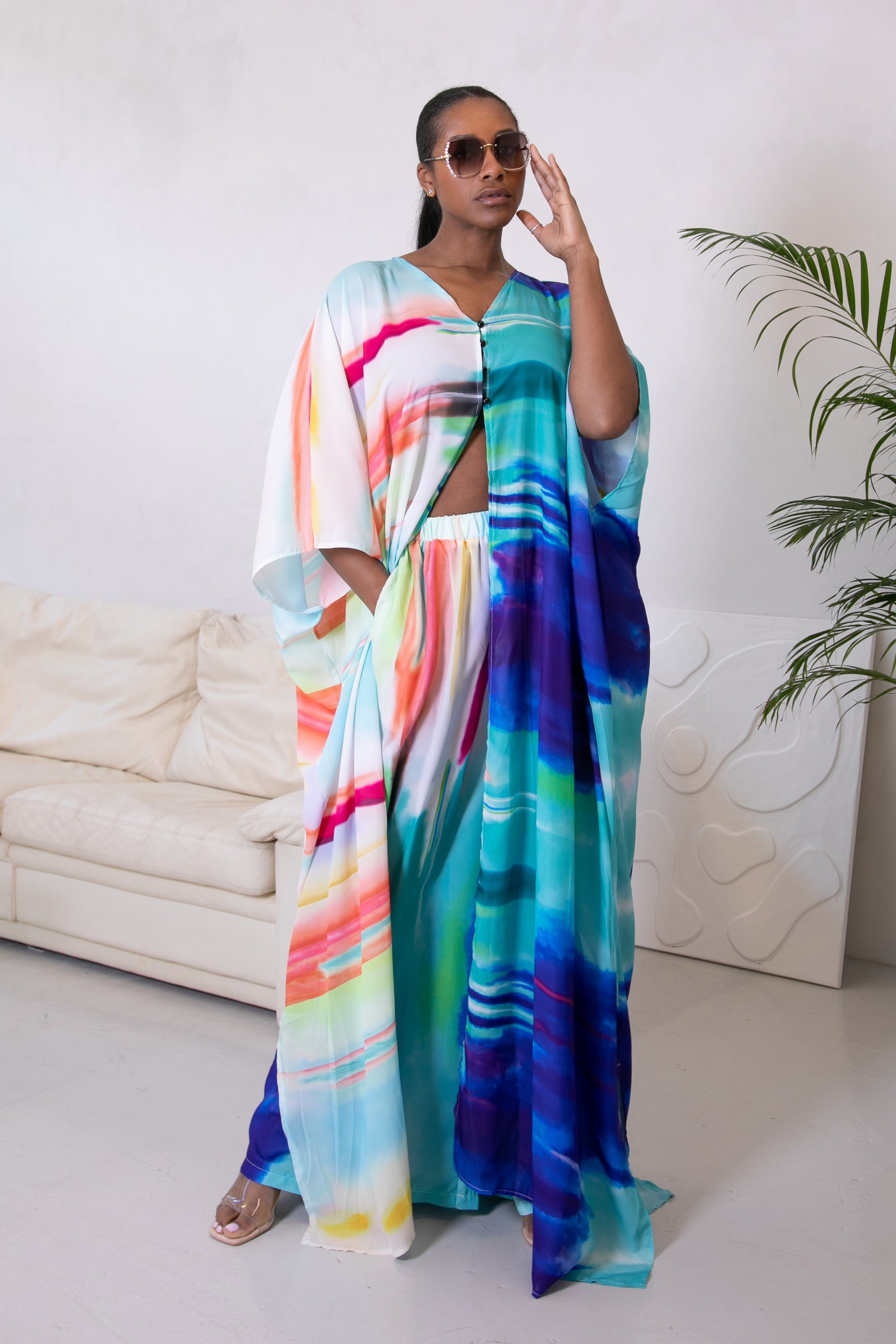 MALDIVES KAFTAN & TROUSERS SET