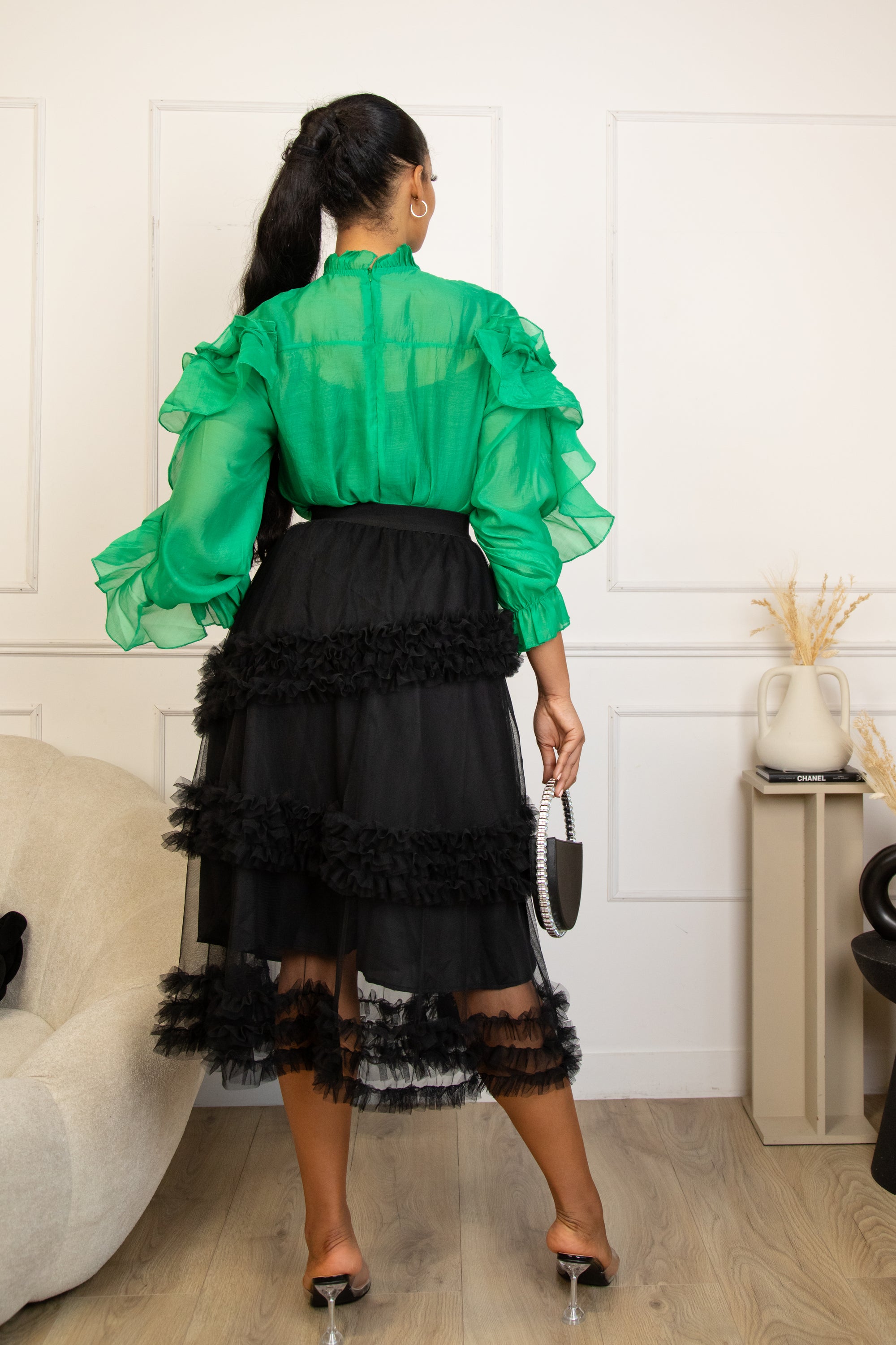 ERICA SHEER TULLE SKIRT