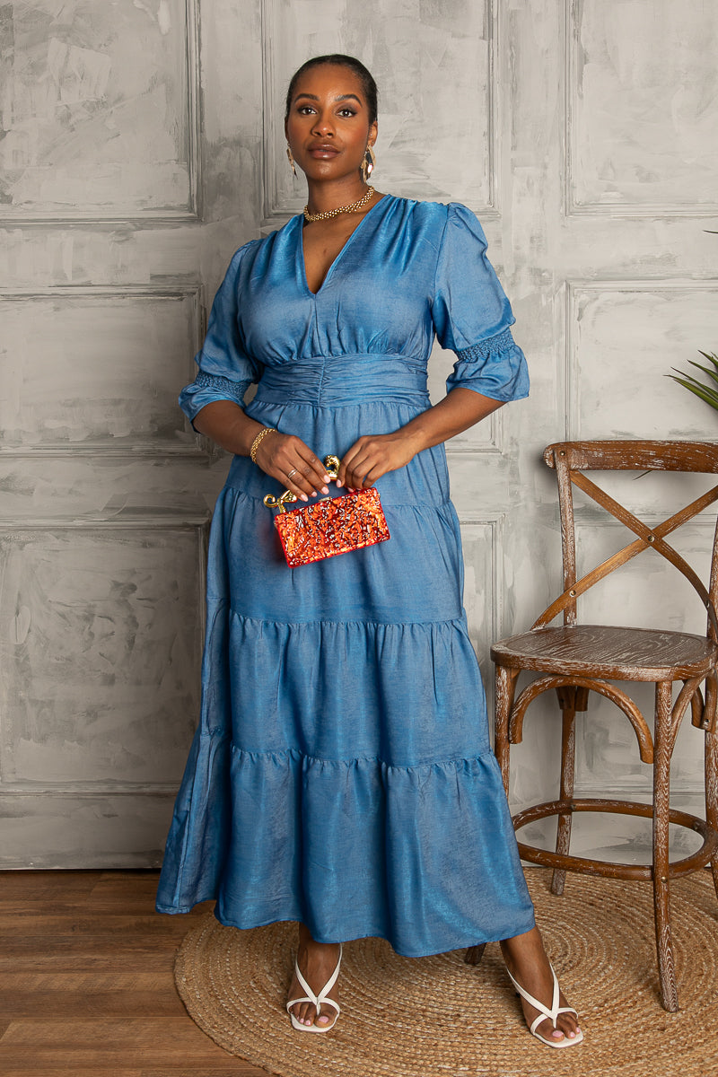 cece denim dress Cece Denim Dress