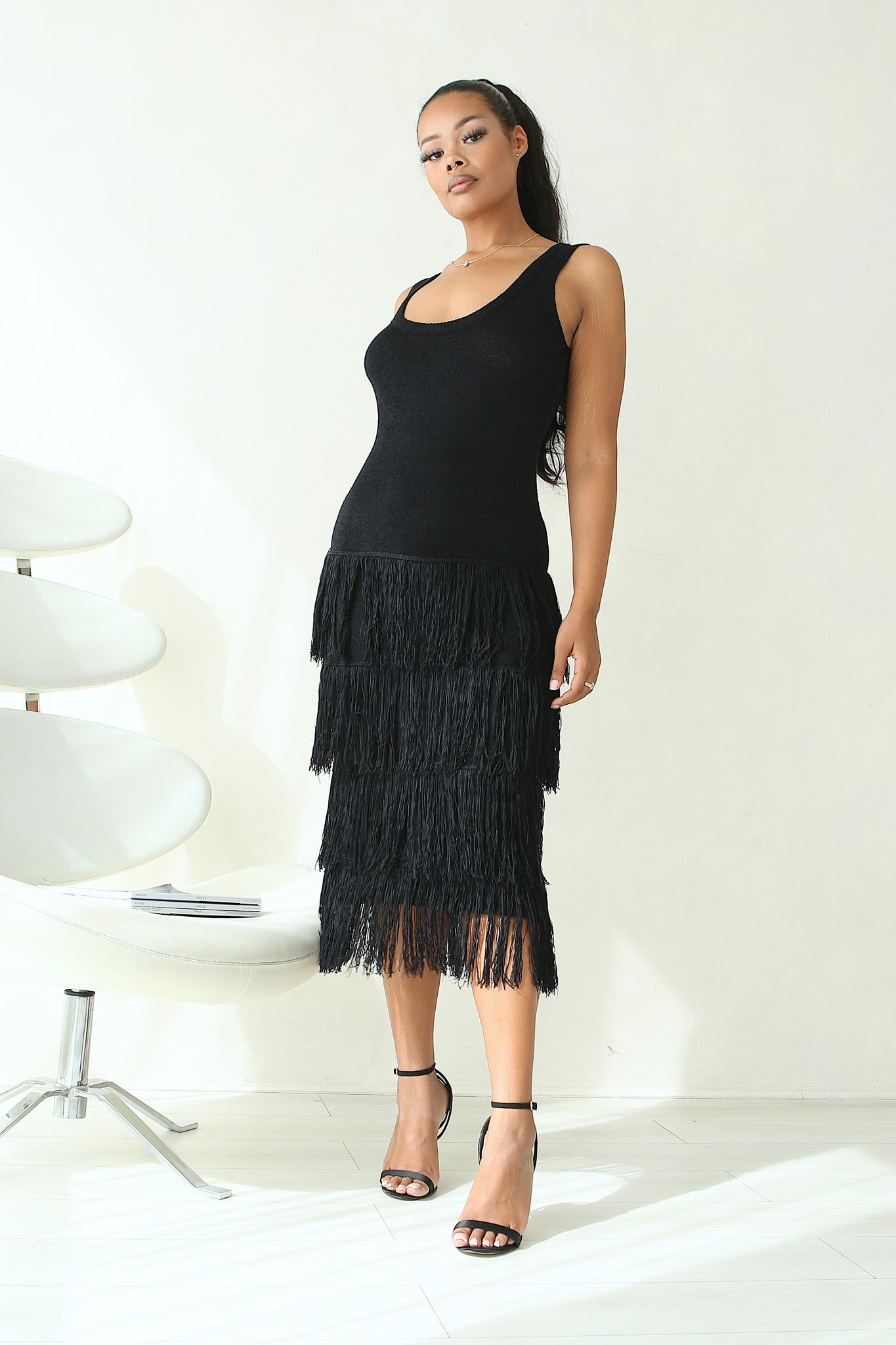 BRANDY FRINGE DRESSi