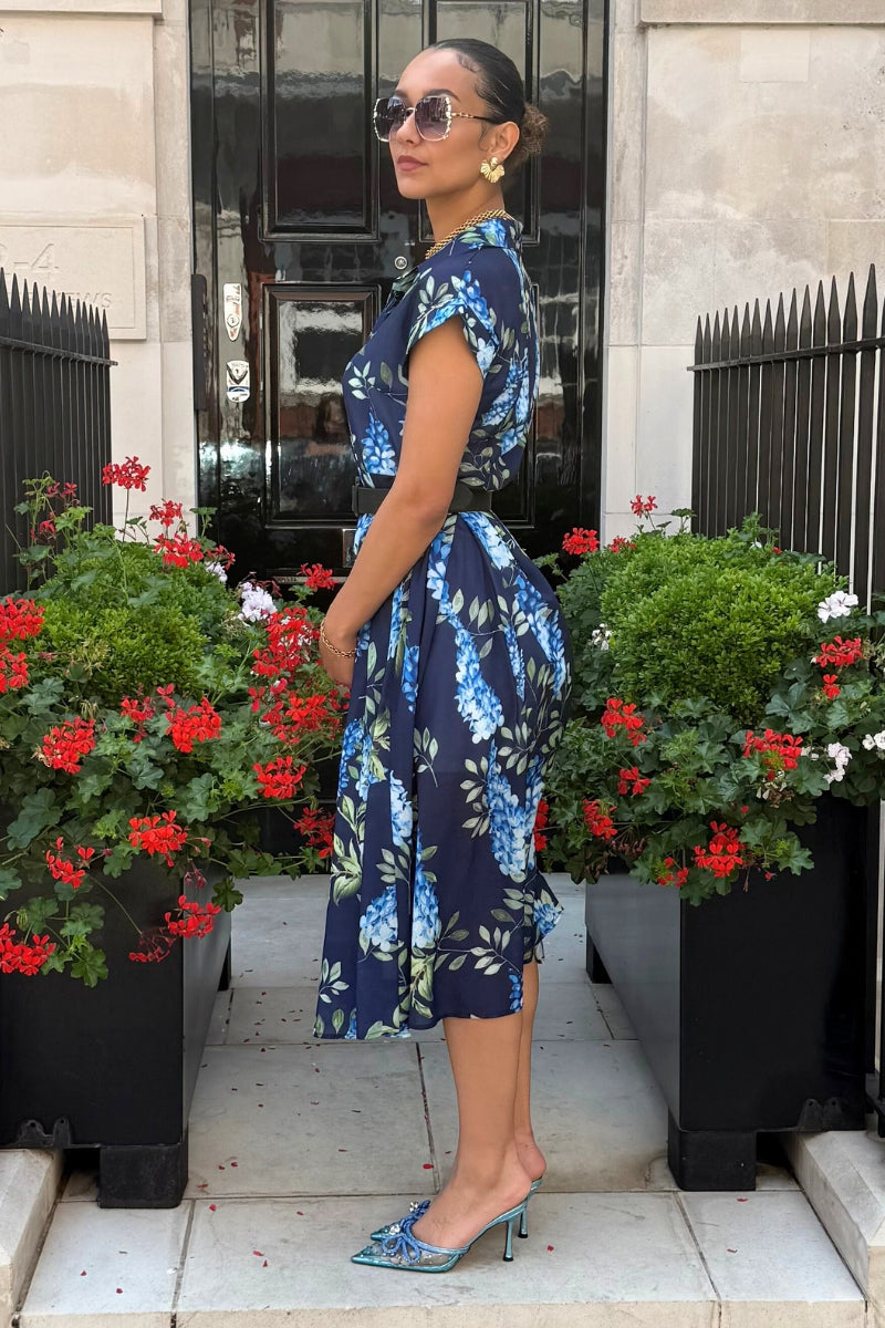 JOSELYN A LINE MIDI DRESS