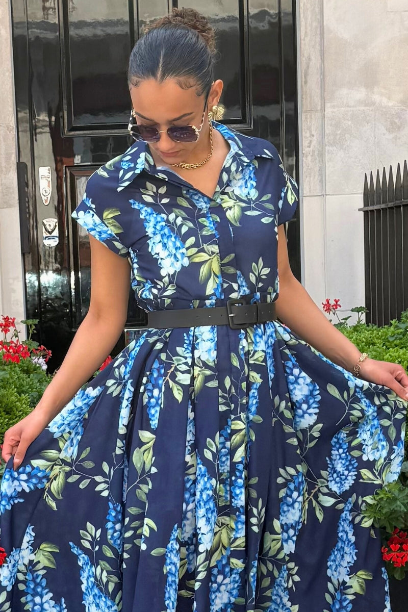 JOSELYN A LINE MIDI DRESS