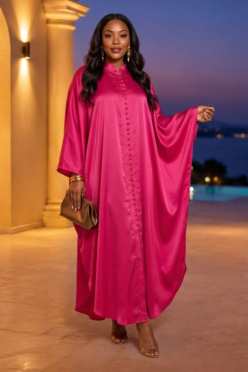 Aveline Kaftan – Hot Pink