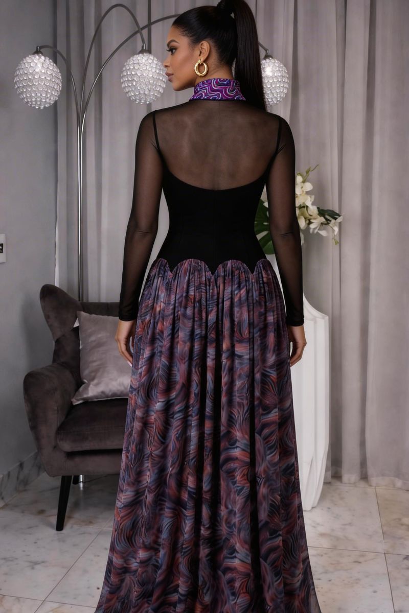 TINA LUXE FLOWY DRESS