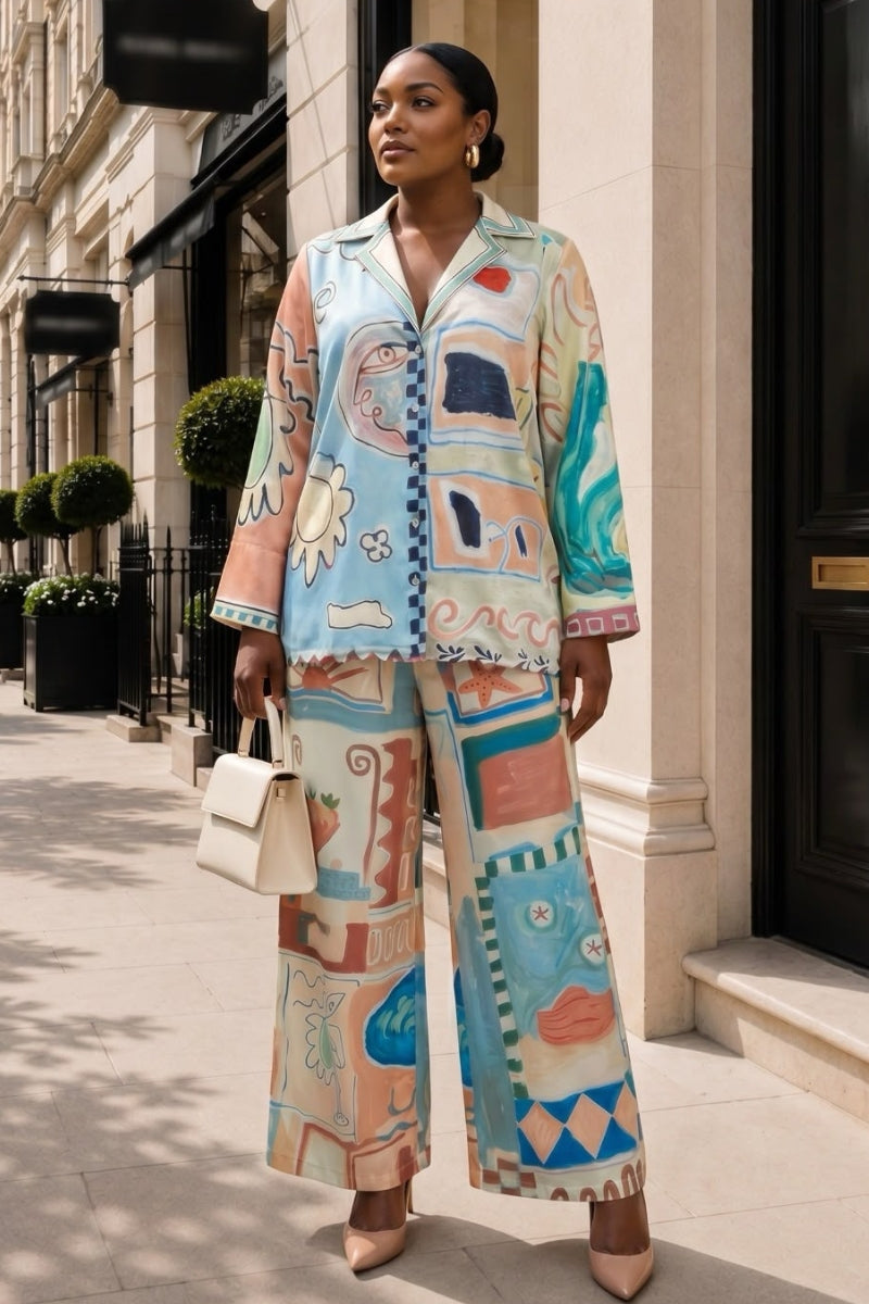 Riviera Trousers Co-ord Set