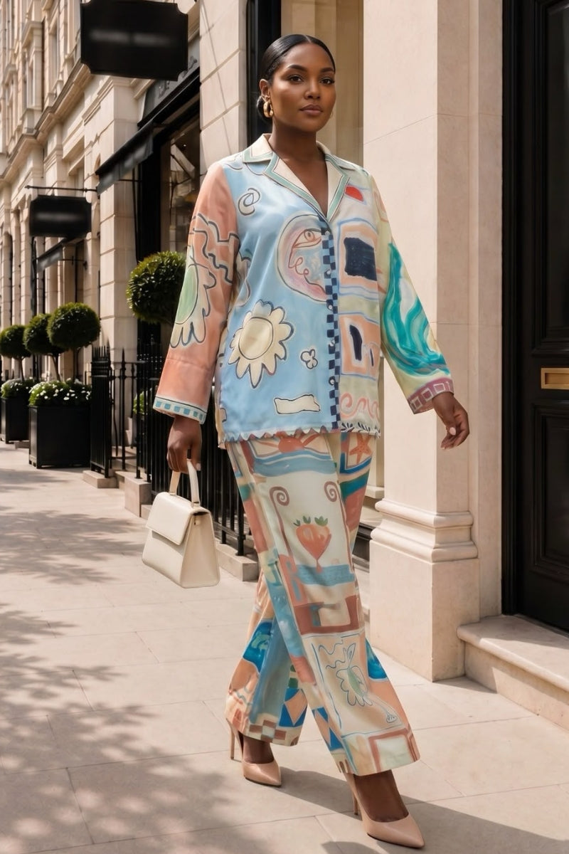 Riviera Trousers Co-ord Set