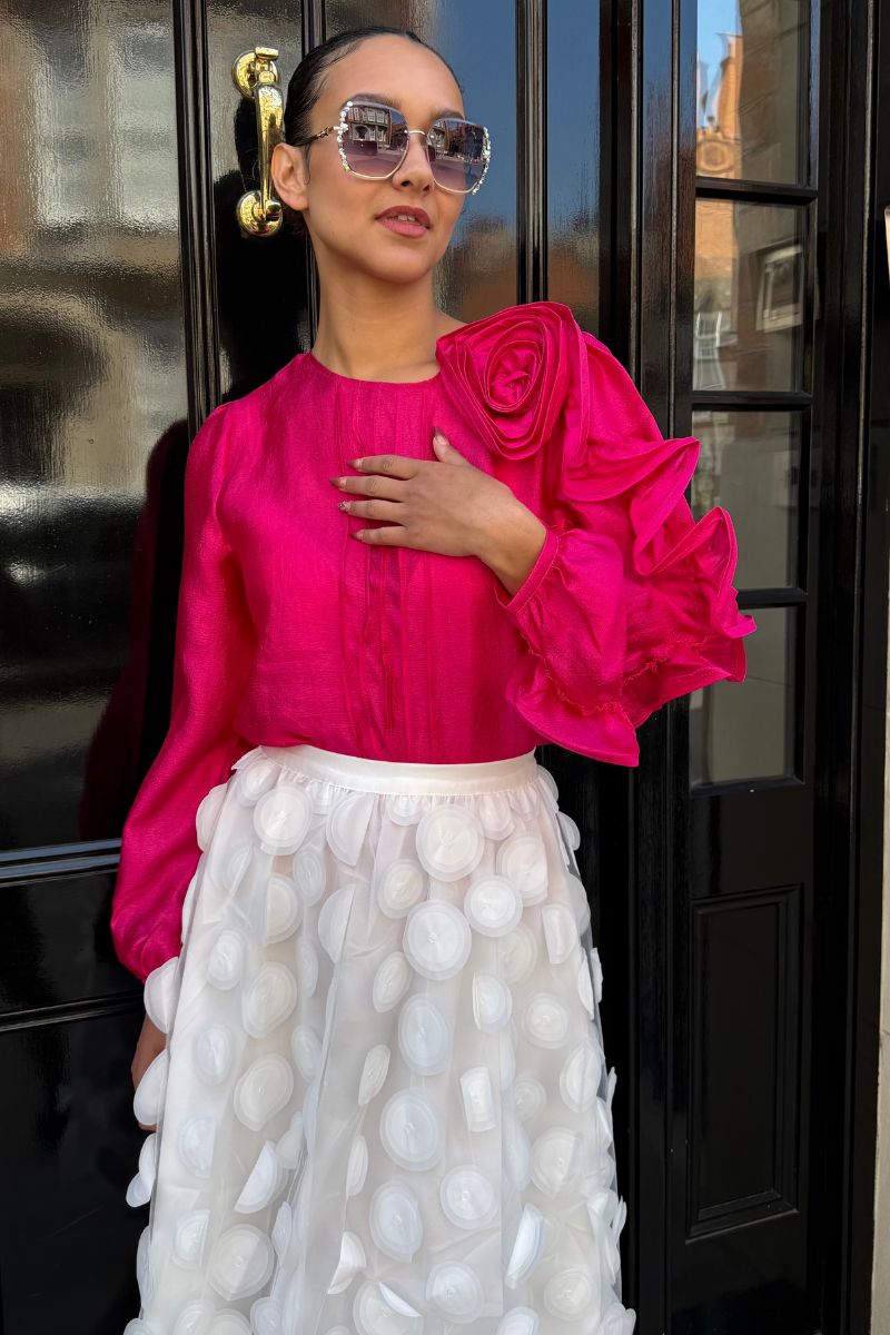 ARIA SHEER BLOUSE