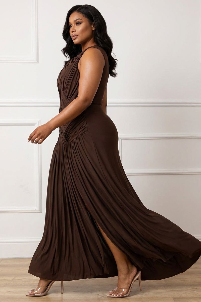 THE SIENNA WOVEN ELEGANCE GOWN