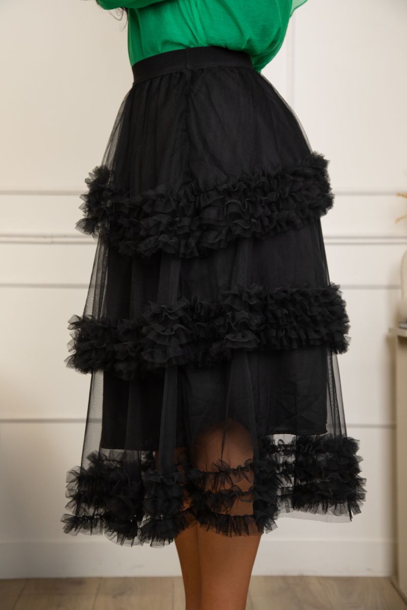 ERICA SHEER TULLE SKIRT