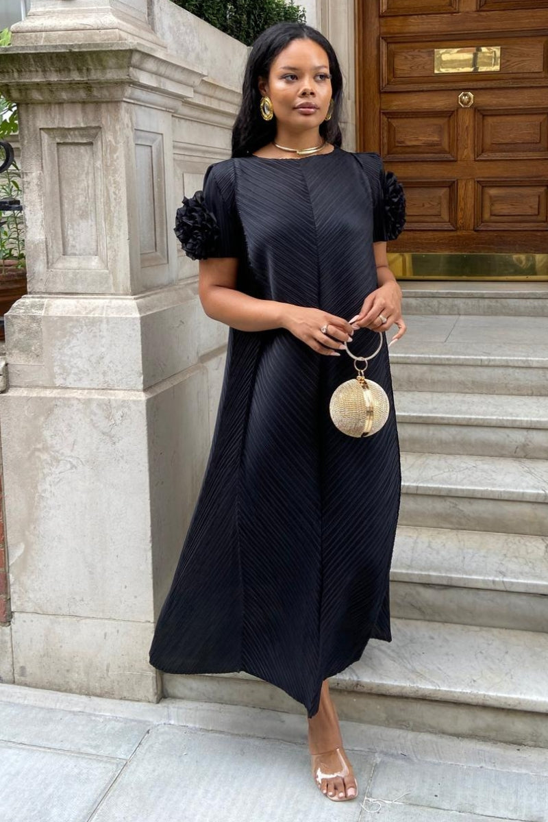 egyptian pleated dress Shaheen Egyptian Themed Dress